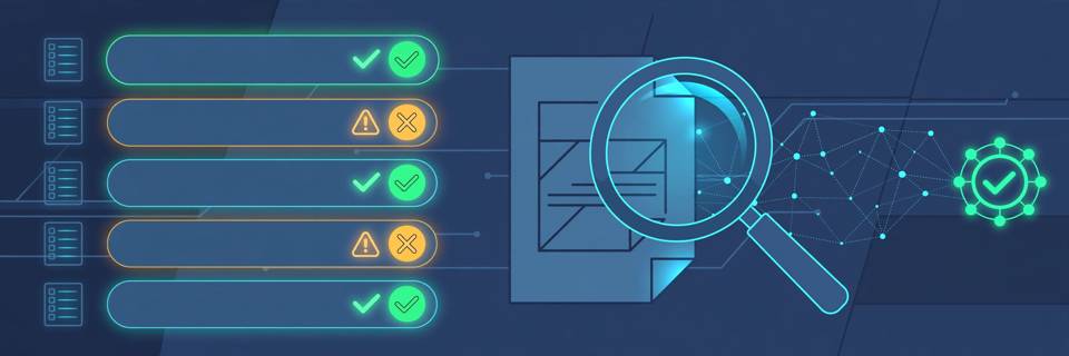 Audit replay checklist illustration